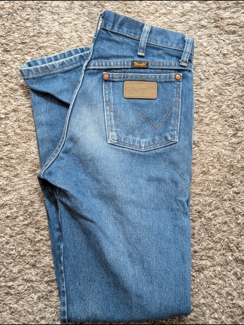 Wrangler Stonewash Denim Jeans  30x32 Men's 1014mwzgk Cowboy Cut A203 5 Pocket